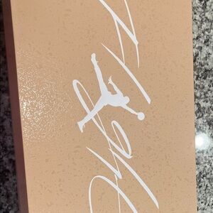 Jordan Tan Shoe Box with White Logo